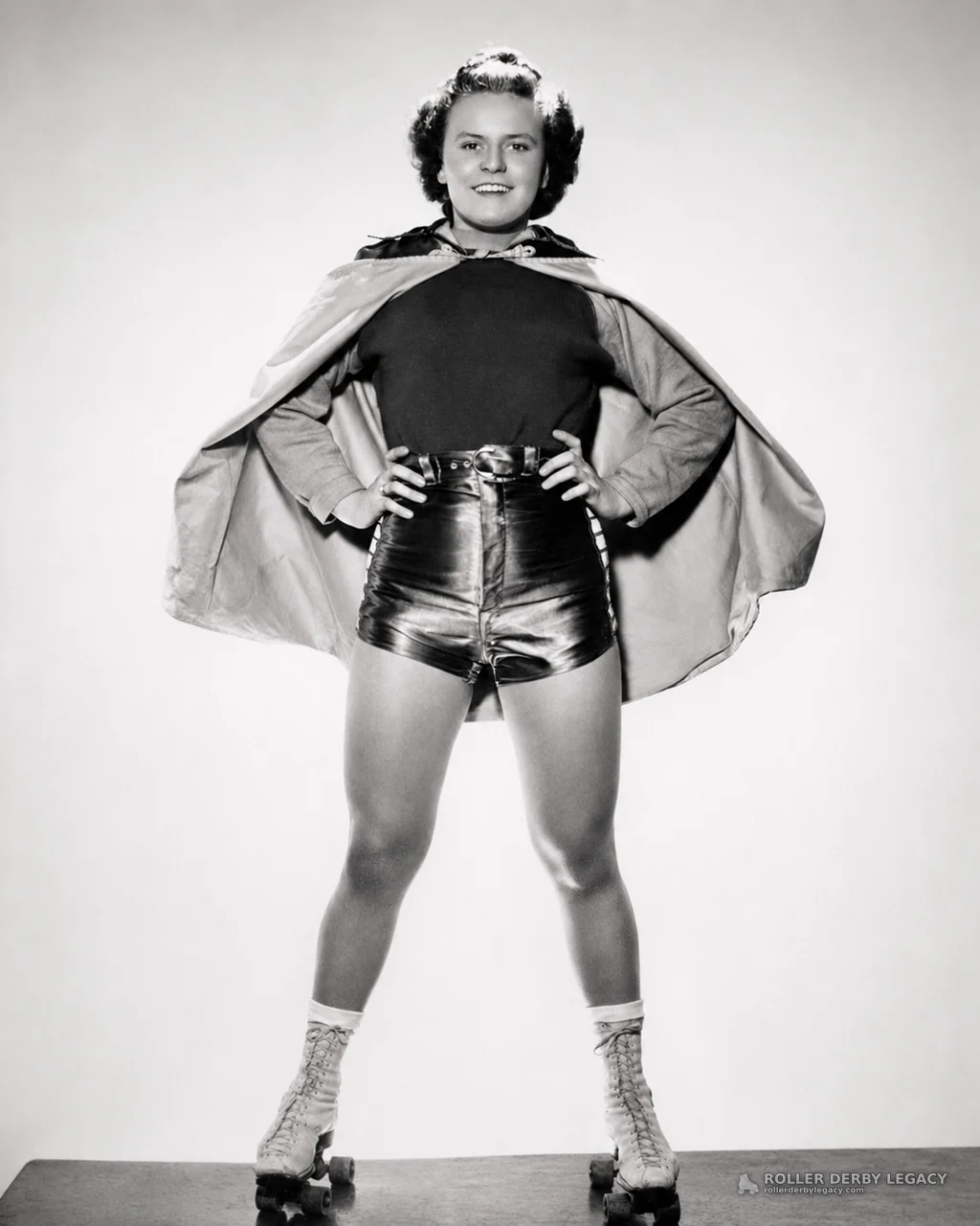 Studio Portrait of a Caped Skater