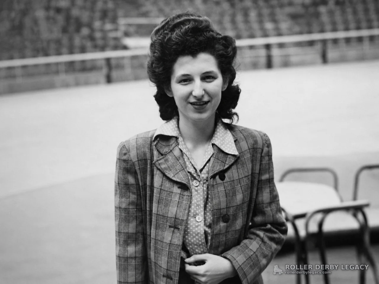 Portrait of a Woman in an Indoor Arena, 1940s