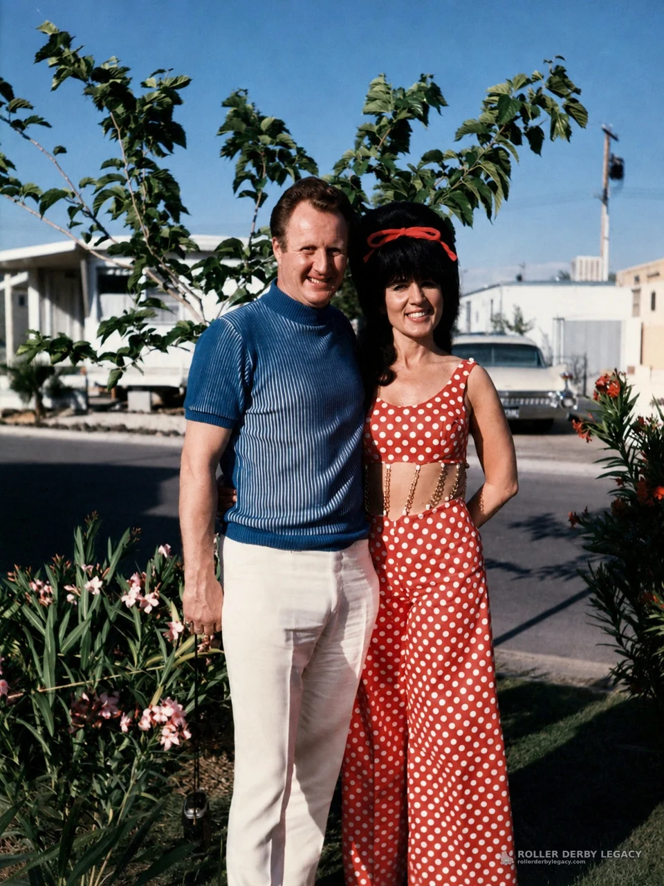 Outdoor Portrait Beside Flowering Plants