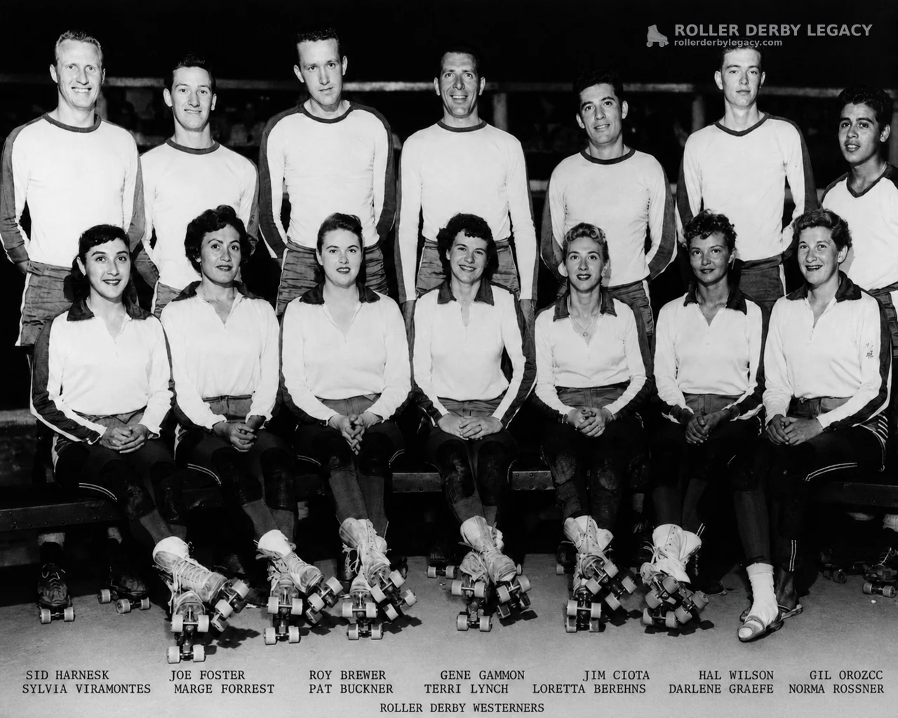 Roller Derby Westerners Team Portrait