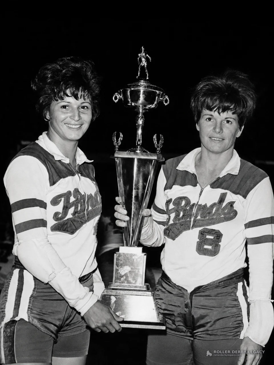 Birds Skaters Posing with Trophy