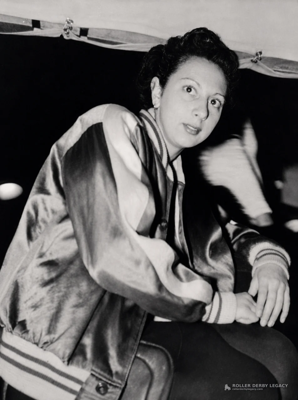 Portrait of Unidentified Person in Striped-Cuff Jacket