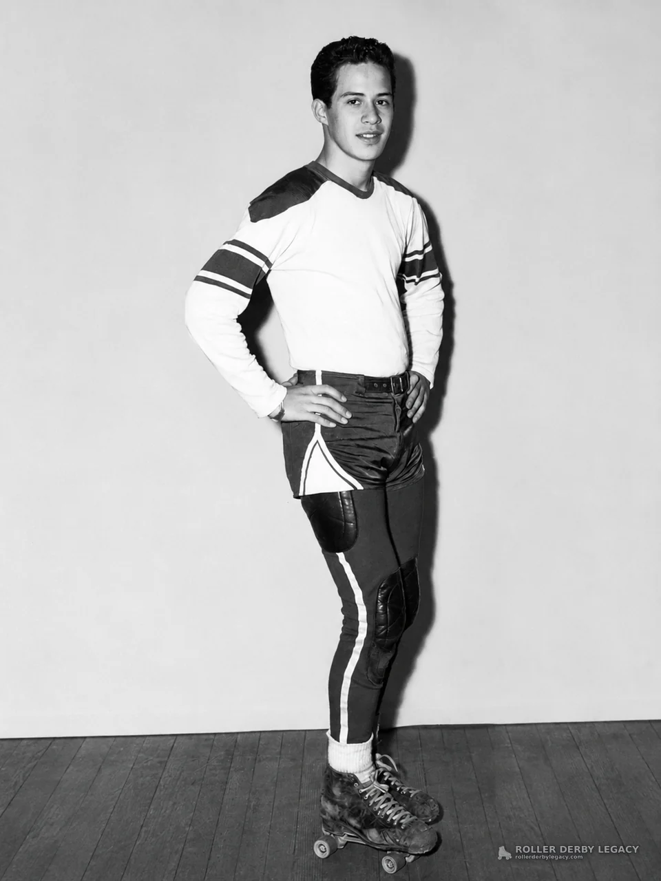 Unidentified Roller Derby Skater Portrait