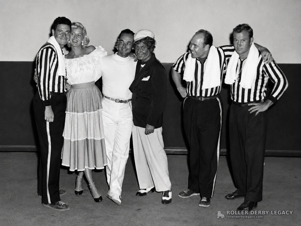 Group Portrait with Referee-Style Shirts