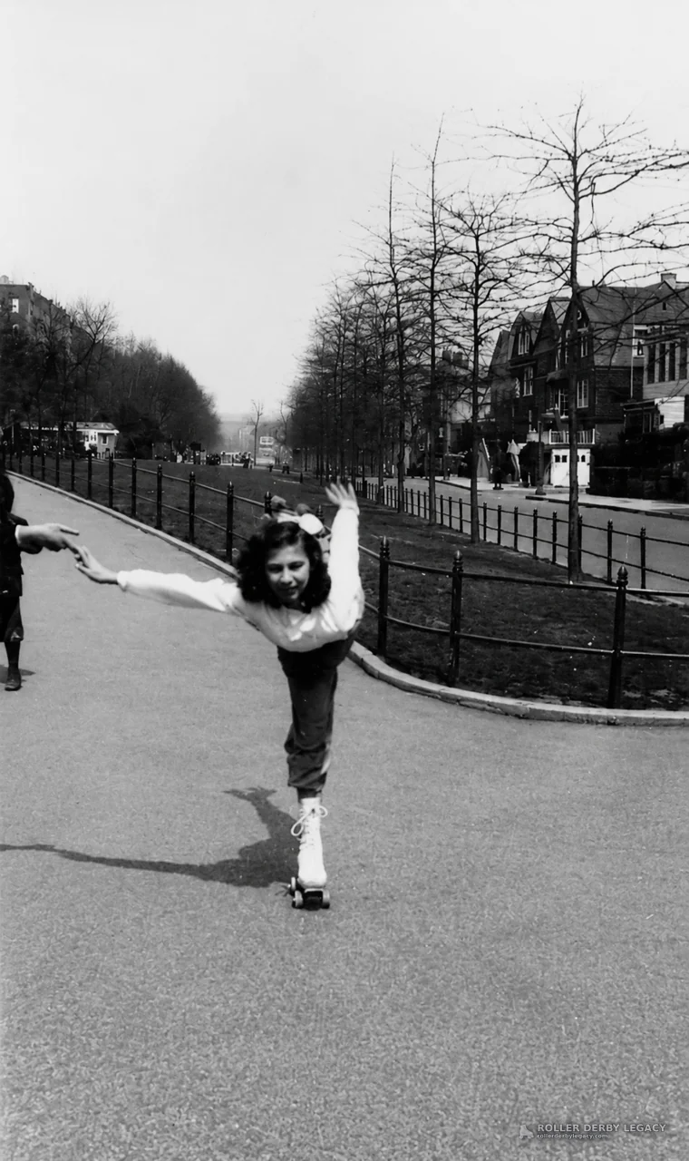 Young Skater Practicing Outdoors