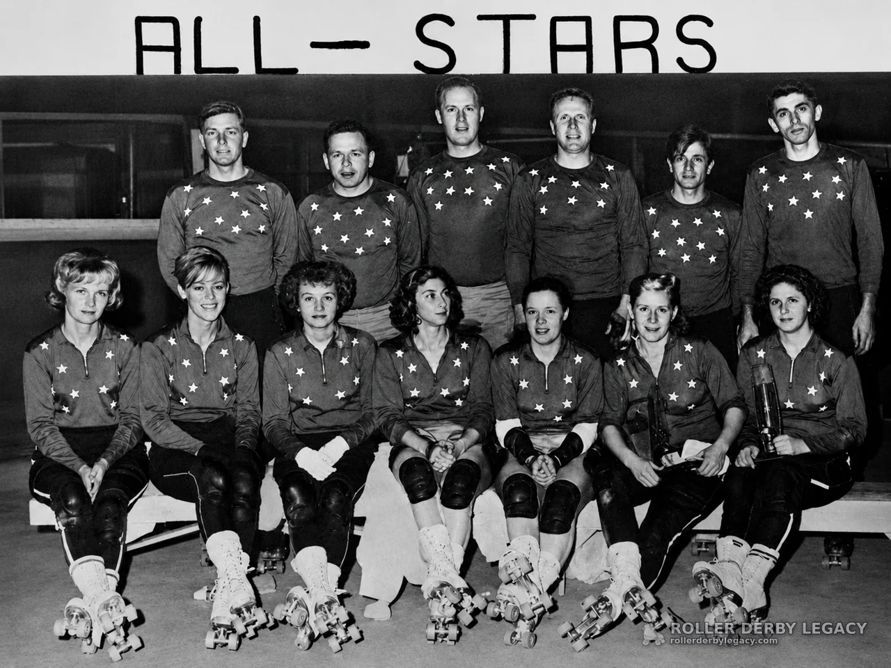 All-Stars Roller Skaters Group Portrait