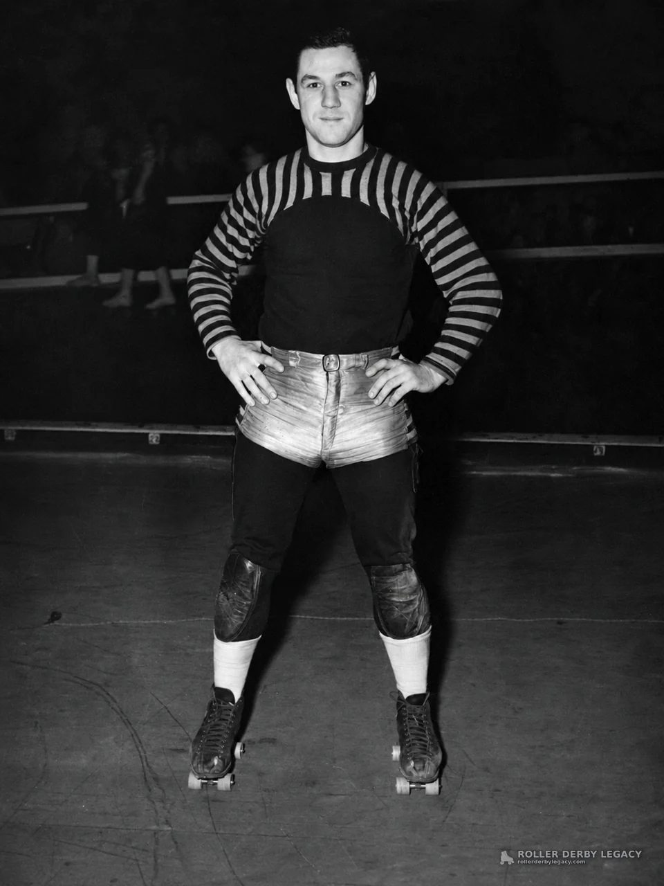 Roller Skater Portrait on an Indoor Rink