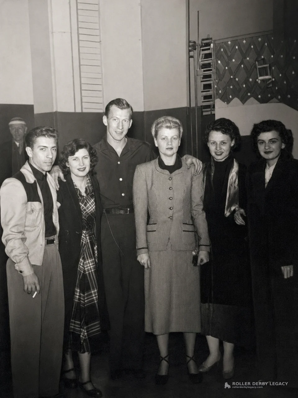 Indoor Group Portrait, Circa 1940s