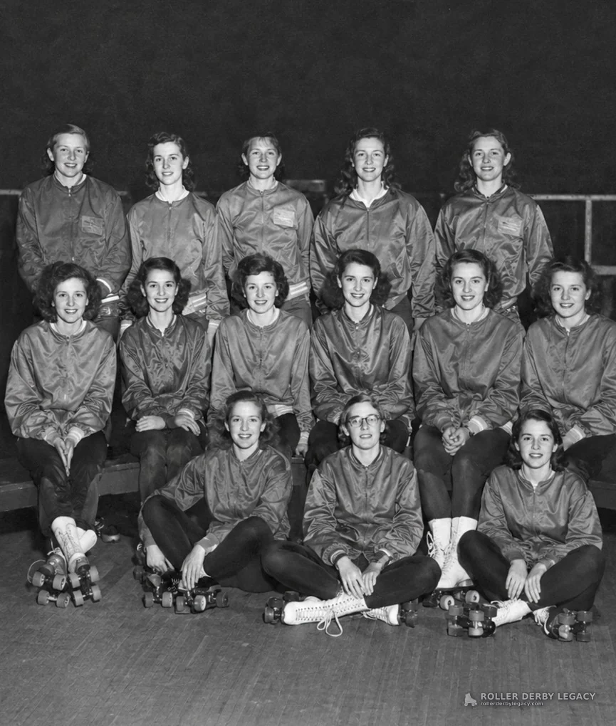 Group Portrait of Skaters in Matching Jackets