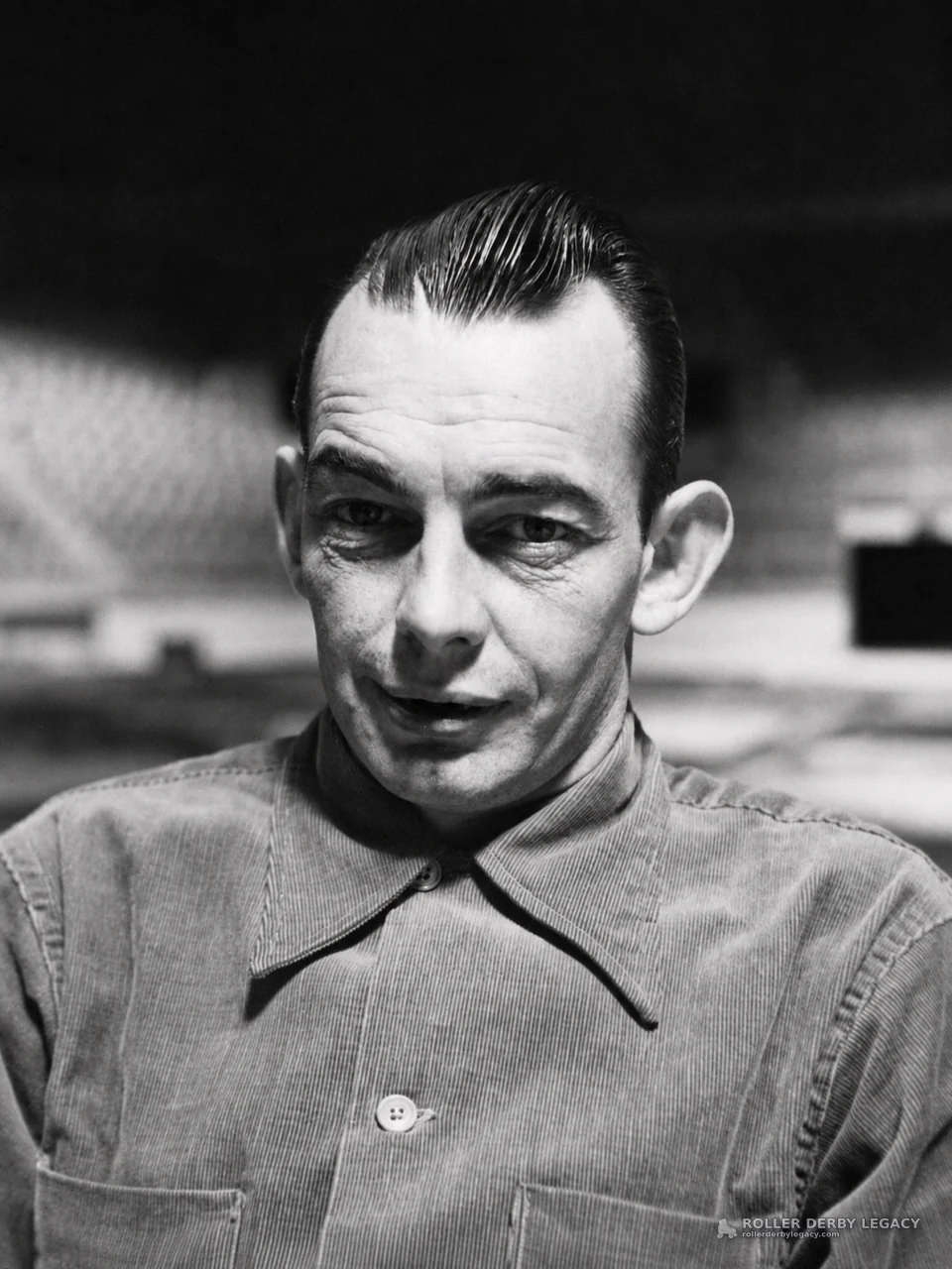 Black-and-White Portrait of an Unidentified Man